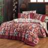 Постельное белье из поплина SAREV FANCY N193 GILYA V1-BORDO 50х70 (1шт) 1,5-спальное